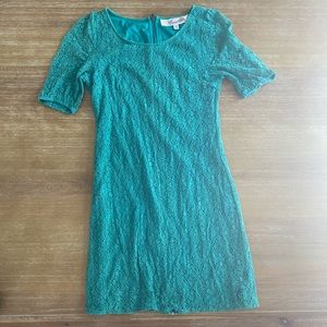 Emmelee - Teal lace dress - sz small